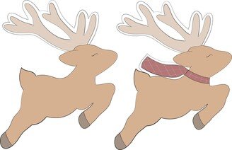 Prancing Reindeer With Or Without Scarf Cookie Cutter