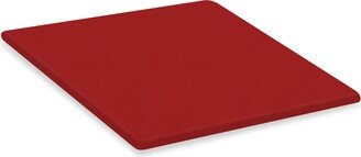 Square Lazy Susan Game Board Covered in A Red Colored Vinyl - Custom