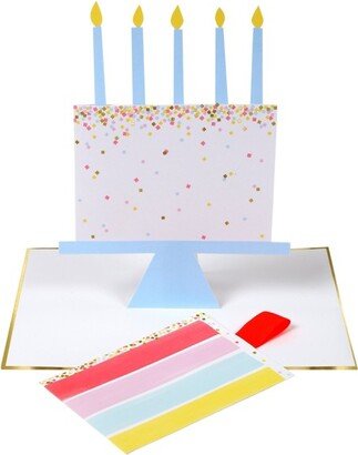 Cake Slice Stand-Up Birthday Card (Pack of 1)