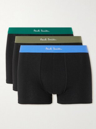 Three-Pack Stretch-Cotton Boxer Briefs-BO