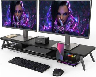 Fenge Dual Monitor Stand, 42.5 Inch Monitor Stands