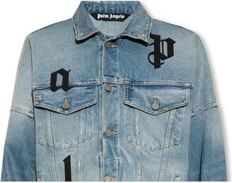 Denim Jacket With Patches-AC
