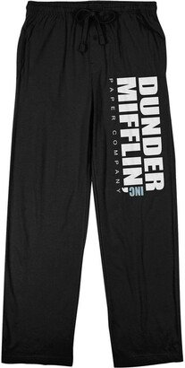 Men's Black The Office Dunder Mifflin Inc. Pajama Pants