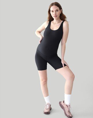 Ingrid & Isabel Ribbed Bike Short Bodysuit