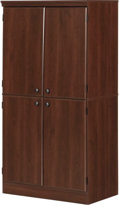 Tall 4-Door Storage Cabinet with Adjustable Shelves