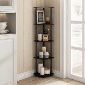 Turn-N-Tube 5 Tier Corner Display Rack Multipurpose Shelving Unit-AE