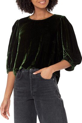 Graham and Spencer Women's Nancy Drop Sleeve Velvet Blouse