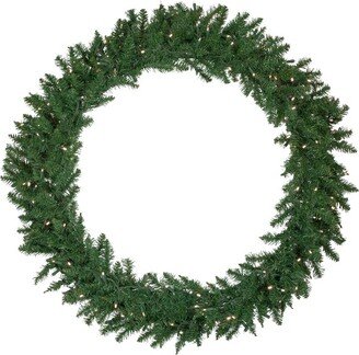Northlight Pre-Lit Winona Fir Artificial Christmas Wreath, 48-Inch, Warm White LED Lights