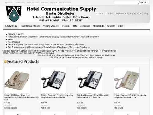 Hotel Communication Supply Promo Codes & Coupons