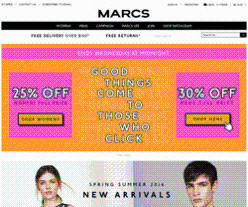 Marcs Promo Codes & Coupons