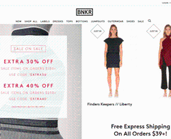 BNKR Promo Codes & Coupons