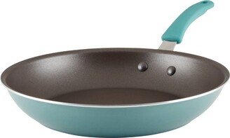 Cook + Create Aluminum Nonstick Frying Pan 12.5 Agave Blue