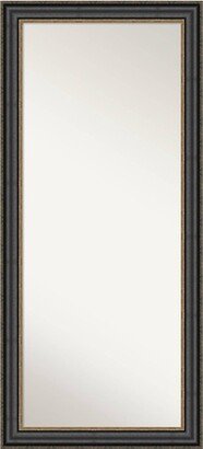 Thomas Bronze Framed Full Length Floor Leaner Mirror Black