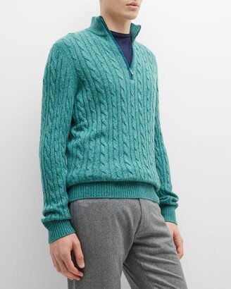 Cashmere Cable-Knit Sweater-AA