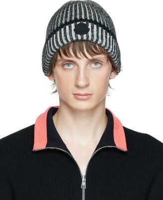 Gray Rib Beanie