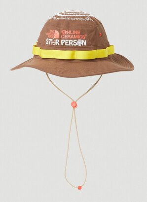 The North Face x Online Ceramics Wide Brim Bucket Hat - Man Hats Brown S/m