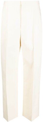 Straight-Leg Cotton Trousers-BV