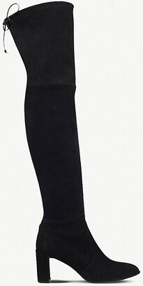 Womens Black Tieland Suede Over-the-knee Boots