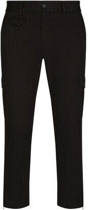 Cropped Cargo Trousers-AD