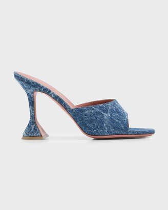 Lupita Denim Mule Sandals