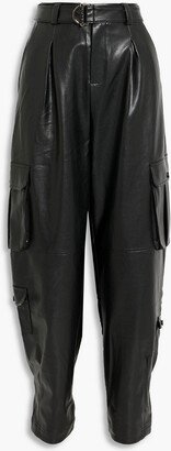 Pippin faux leather tapered pants