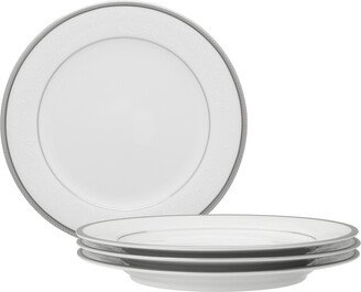 Regina Platinum Set of 4 Salad Plates, Service For 4