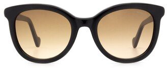 Moncler Eyewear Round Frame Sunglasses