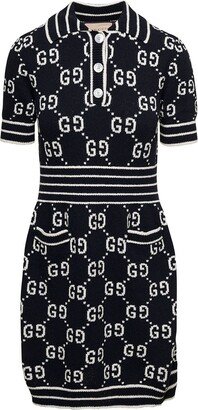 GG Jacquard Polo Dress-AA