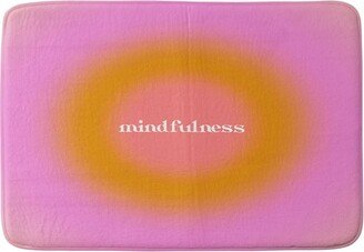 Tyler Spangler Mindfulness Memory Foam Bath Mat Orange