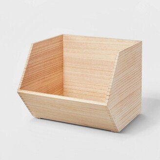 Paulownia Wood Potato Bin Natural - Brightroom™