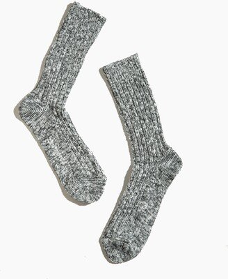 Druthers™ Organic Cotton Slub Crew Socks