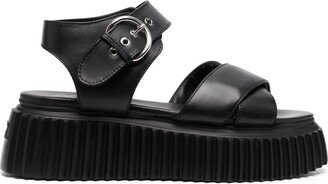 Aurora platform sandals