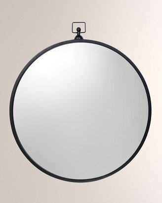 Zoe Round Metal Mirror