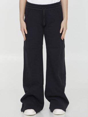 Round joggers in cotton jersey