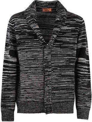 Striped V-Neck Cardigan-AC