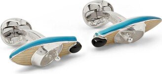 Cufflinks And Tie Clips Turquoise