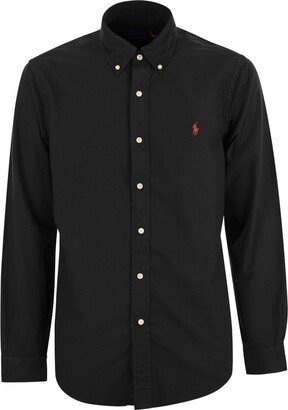 Buttoned Long-Sleeved Shirt-AB