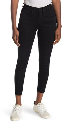 Bridgette High Rise Raw Ankle Crop Skinny Jeans