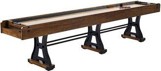 Billiards 12' Coventry Shuffleboard Table with Scratch Resistant Playfield and 8 Puck Set