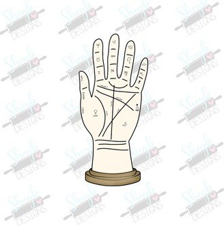 Palm Reading Hand Cookie Cutter