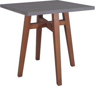 34In Dia. Eucalyptus Counter Height Table-AA