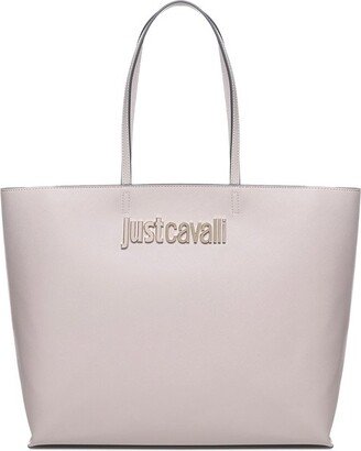 Logo-Plaque Large Top Handle Bag