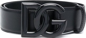 Logo-Buckle Detail Belt-AA