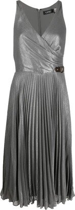 Dreshawn Sleeveless Cocktail Midi Dress-AA