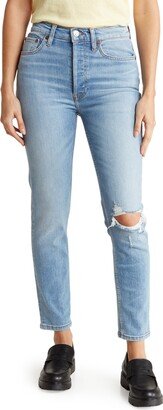 '90s High Waist Ankle Crop Jeans