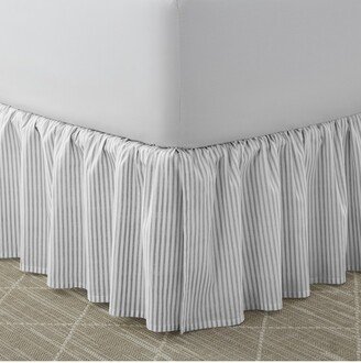 Classics 100% Cotton - Ruffled Bedskirt Grey- Full