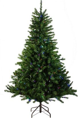 Northlight 6' Pre-Lit Canadian Pine Artificial Christmas Tree - Multi Led Lights