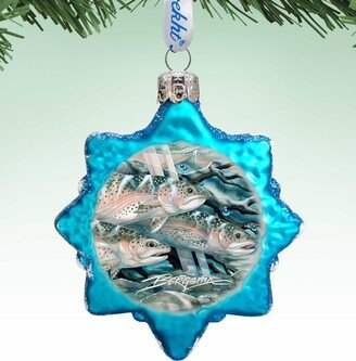 Catch the Rainbow Trout Mercury Holiday Ornament