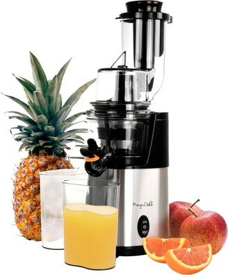 MegaChef Pro Stainless Steel Single Speed Slow Juicer