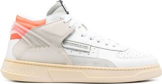 RUN OF Combo high-top panelled sneakers